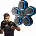 Music Boxing Machine, Electronic Music Punching Target, Bluetooth Wall-Mounted Boxing Trainer Electronic Reflex Punching Target for Home Reaction Strength Training