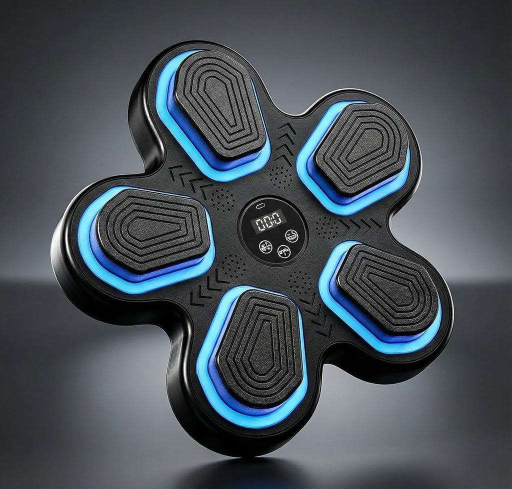 Music Boxing Machine, Electronic Music Punching Target, Bluetooth Wall-Mounted Boxing Trainer Electronic Reflex Punching Target for Home Reaction Strength Training