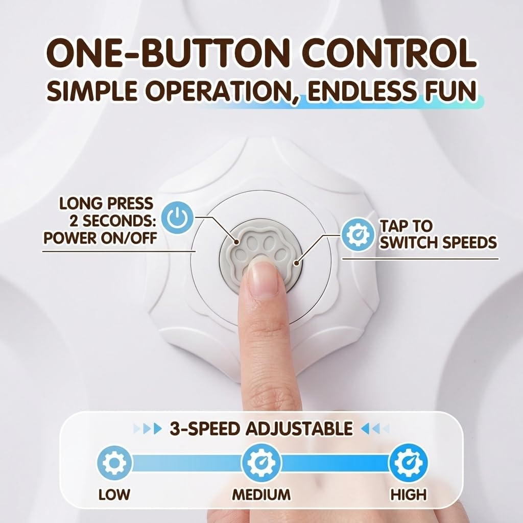 Interactive Cat Toy Automatic Moving Feathers Kitten Toys