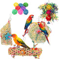13Pcs Bird Toys Parrot Chewing Shredding Foraging Cage Accessories